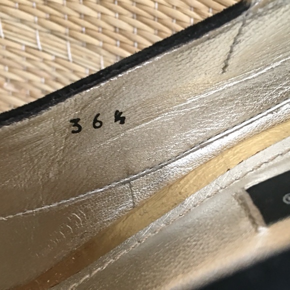 NWT Dolce & Gabbana Gold/Black Leather and Suede Peep Toe Pump Sz 36. 5 (US 6.5) - Picture 11 of 14